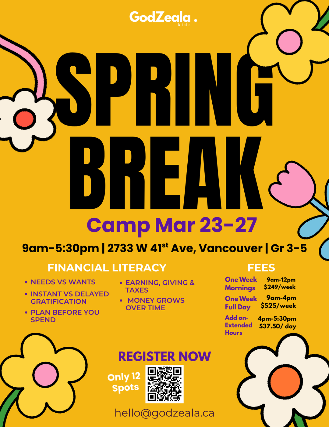 Spring Break Camp 2026