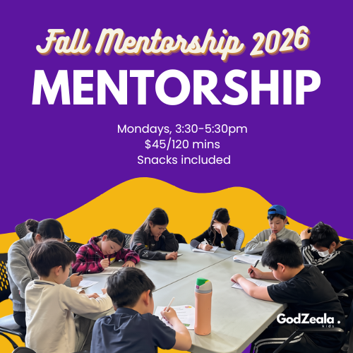 Fall 2026 Mentorship Cohort Gr 3-5 | 13 Classes